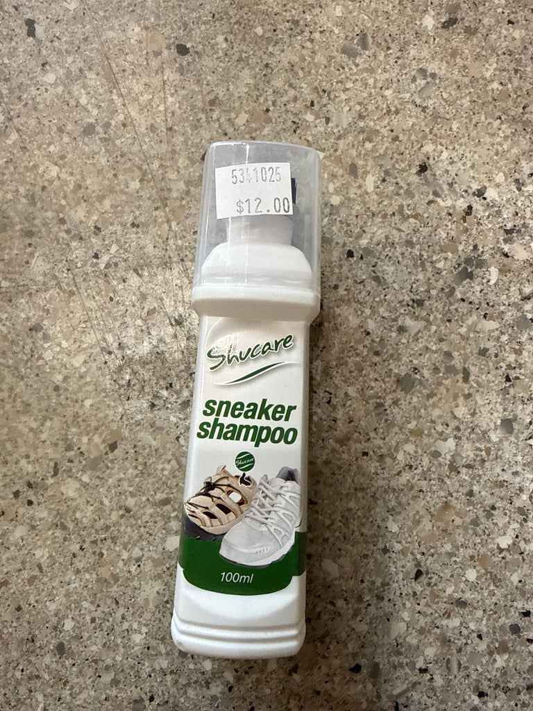 Shucare sneaker shampoo.